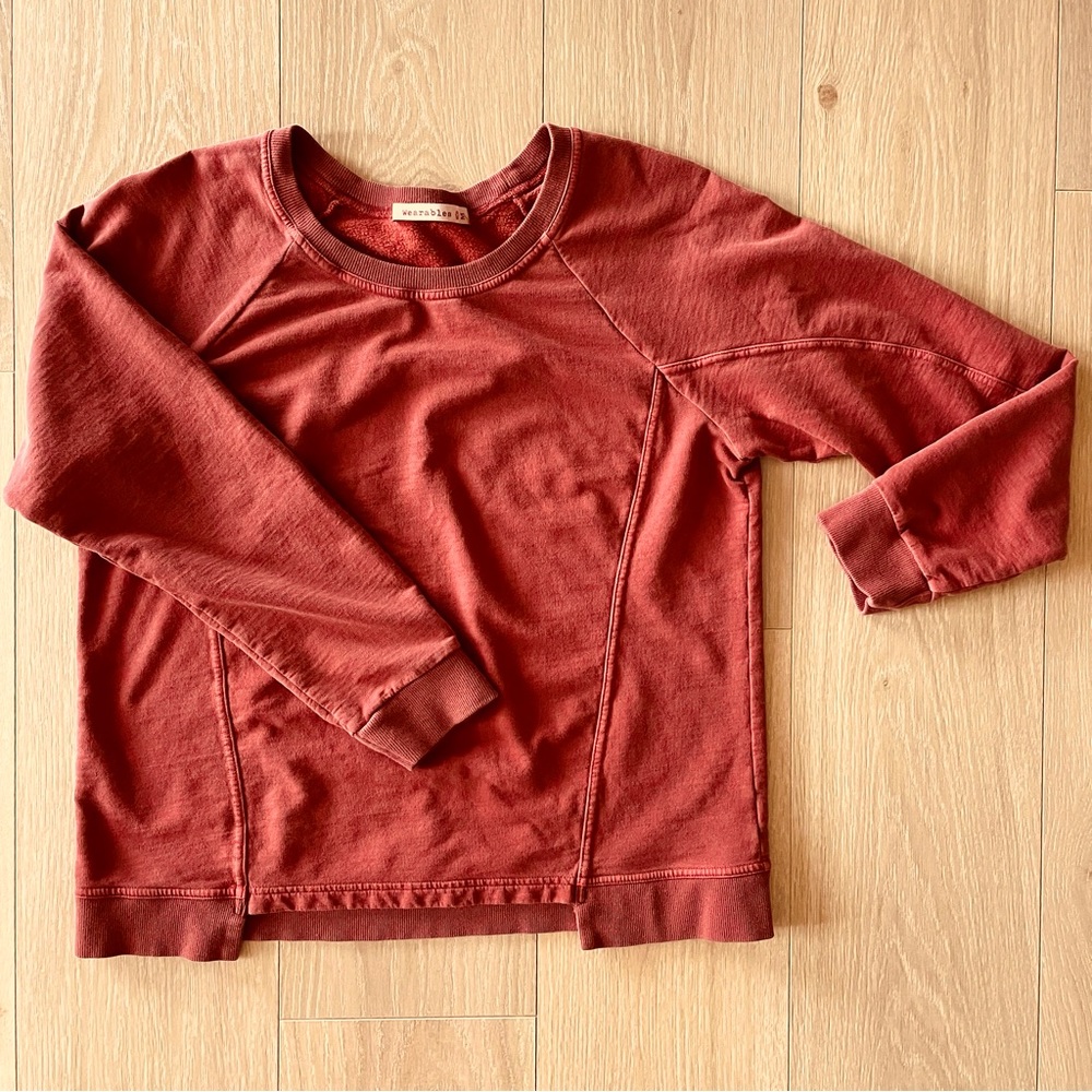 XCVI Wearables Fleece Keoki Pullover ~ Medium